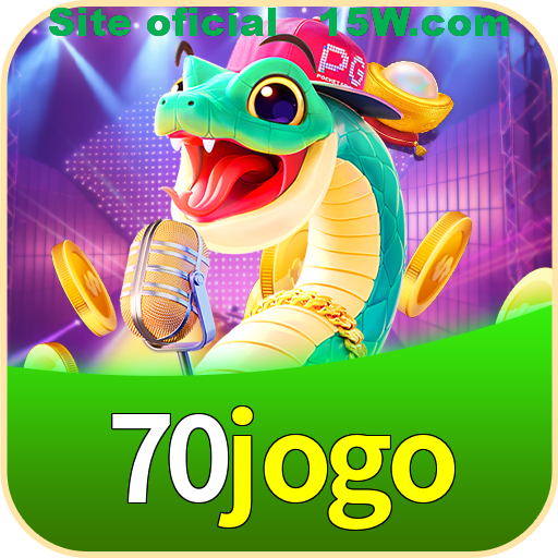 Imagem promocional da 70jogo mostrando a plataforma e suas vantagens